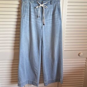 Joe's Jeans Light Blue High-Rise Wide Leg Jeans